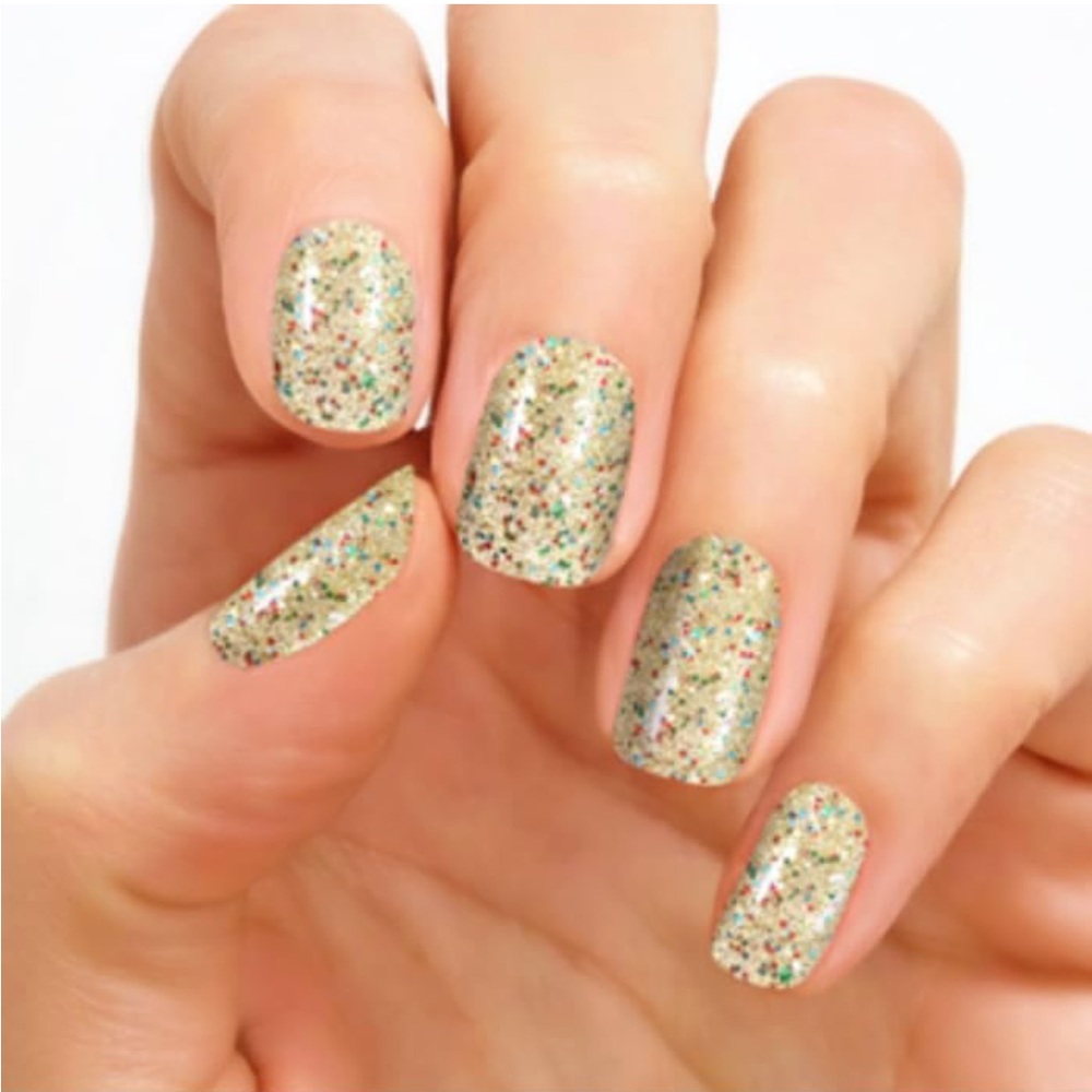 *Retired, HTF* Color Street: All the Jingle Ladies | Gold Glitter Christmas - Picture 6 of 7
